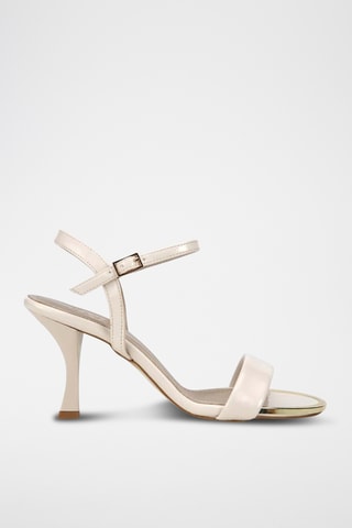 Sandalias de tacón - Beige