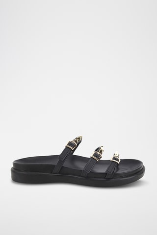 Sandalias con plataforma - Negro