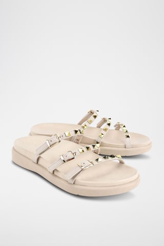 Sandalias con plataforma - Beige