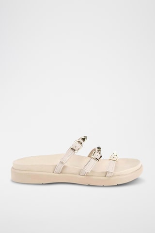 Sandalias con plataforma - Beige