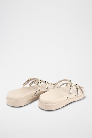 Sandalias con plataforma - Beige