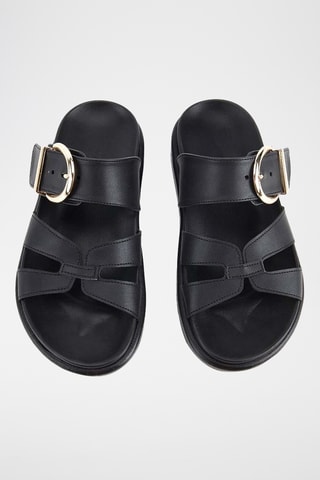 Sandalias con plataforma - Negro