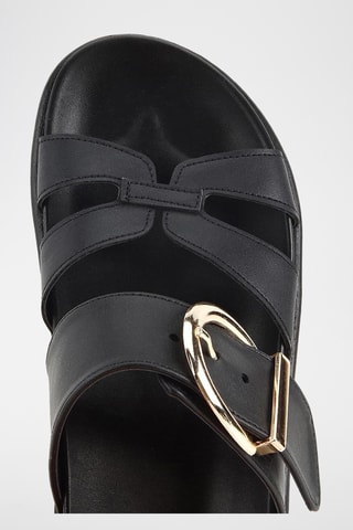 Sandalias con plataforma - Negro