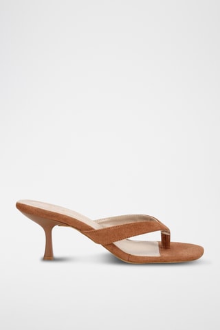 Sandalias de tacón - Camel