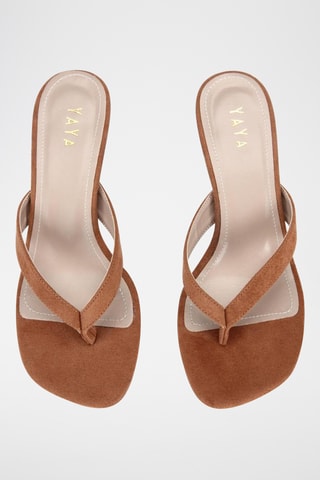 Sandalias de tacón - Camel
