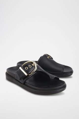 Sandalias con plataforma - Negro