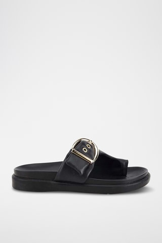 Sandalias con plataforma - Negro