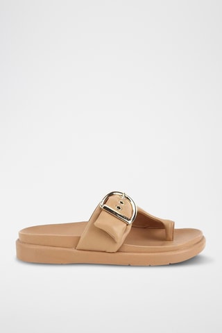 Sandalias con plataforma - Nude