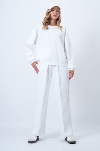 Blusa y pantalón - Blanco