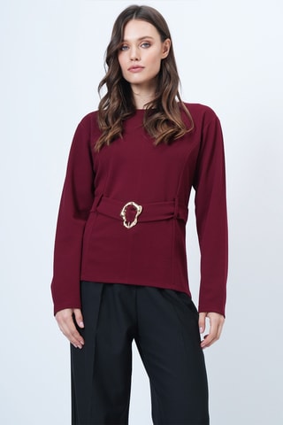 Blusa - Burdeos