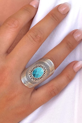 Anillo - Bronce plateado