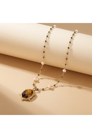 Collar - Piritas y perlas cultivadas de agua dulce