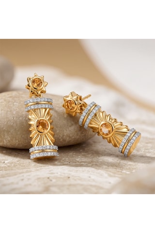 Pendientes - Citrinos