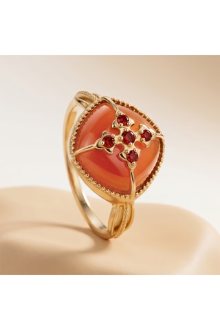 Anillo - Cornalina