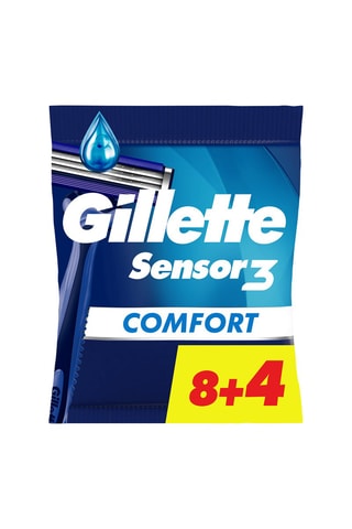 12 rasoirs jetables Sensor3 Comfort Gillette