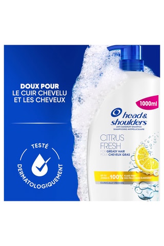 Shampoing Antipelliculaire Citrus Fresh - Head & Shoulders - 1 l