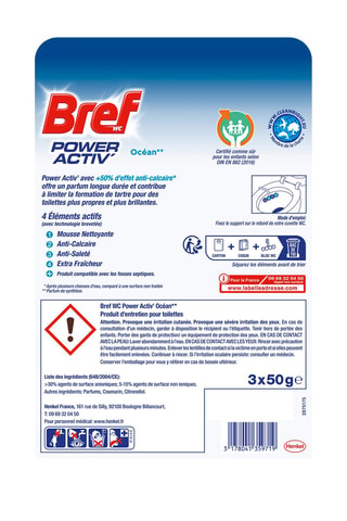 3 blocs WC Power Activ' Océan Bref - 3 x 50 g