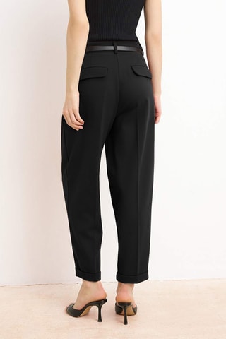 Pantalón carrot - Negro