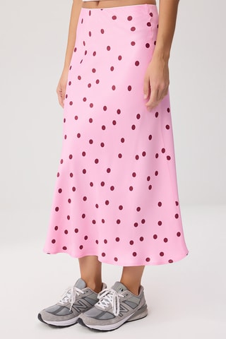 Falda midi - Rosa