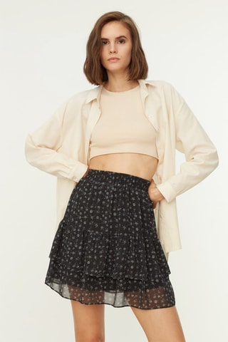 Falda - Blanco y negro