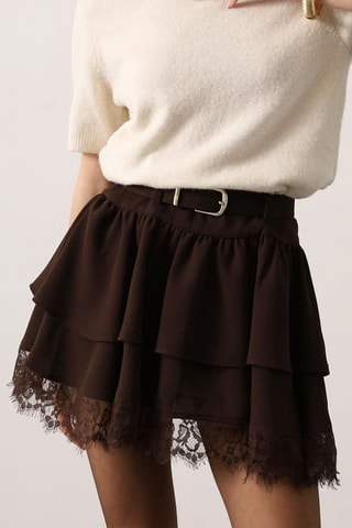 Minifalda - Marrón