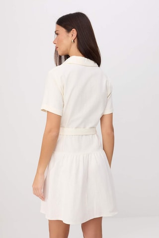 Vestido evasé - Crudo