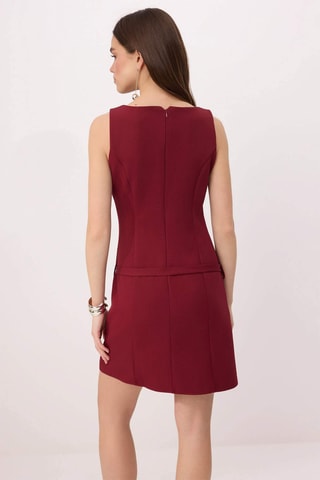 Vestido de tubo - Rojo