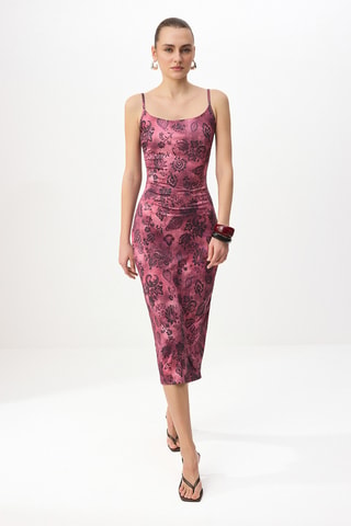 Vestido midi - Violeta