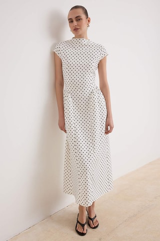 Vestido midi - Blanco