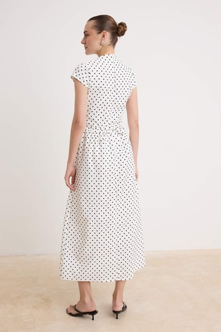 Vestido midi - Blanco