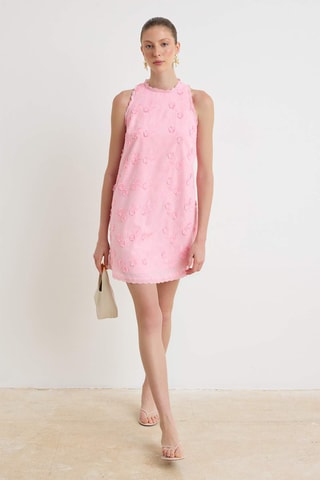 Vestido evasé - Rosa claro