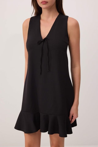 Vestido trapecio - Negro