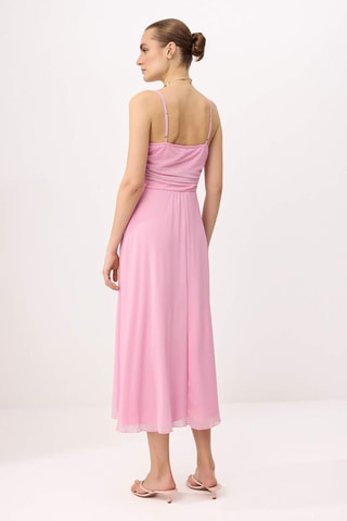 Vestido trapecio - Rosa claro