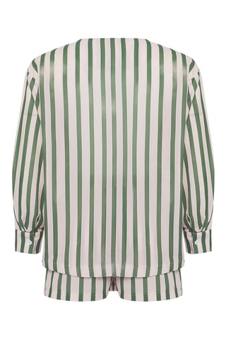 Camisa y short de playa de tiro alto - Multicolor