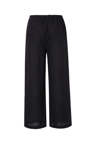Pantalón de playa de tiro alto - Negro