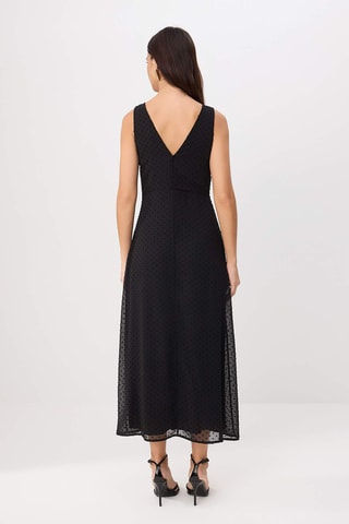 Vestido midi - Negro