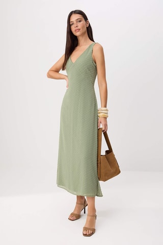 Vestido midi - Verde