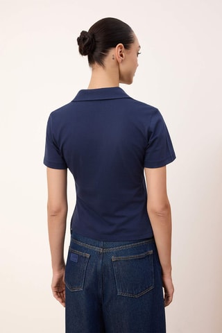 Top - Azul marino