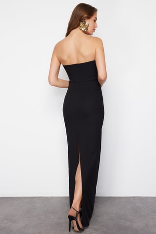 Vestido bustier - Negro