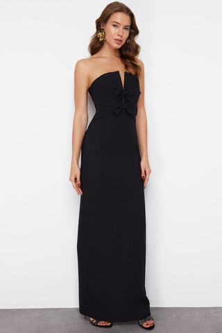 Vestido bustier - Negro