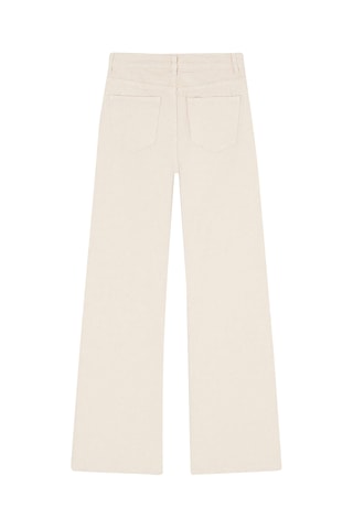 Vaquero wide leg de tiro alto - Crudo