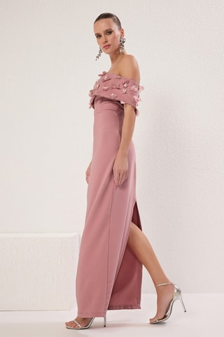Vestido recto - Rosa