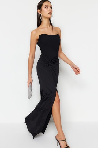 Vestido bustier - Negro