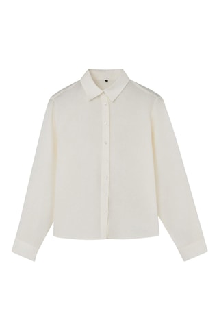 Camisa de lino - Blanco