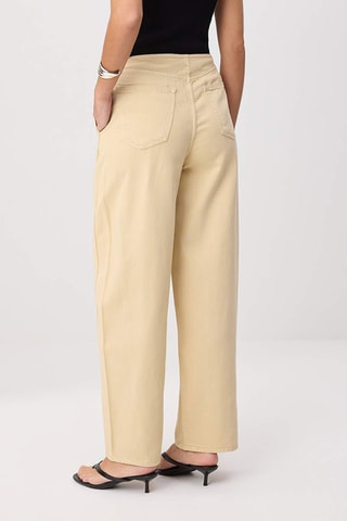 Vaquero baggy de tiro alto - Camel