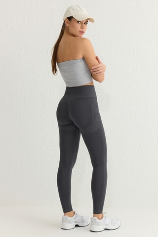 Leggings de tiro alto - Antracita