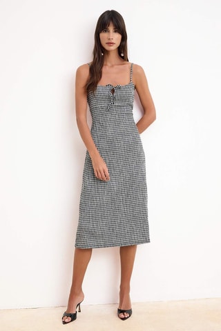 Vestido midi - Negro