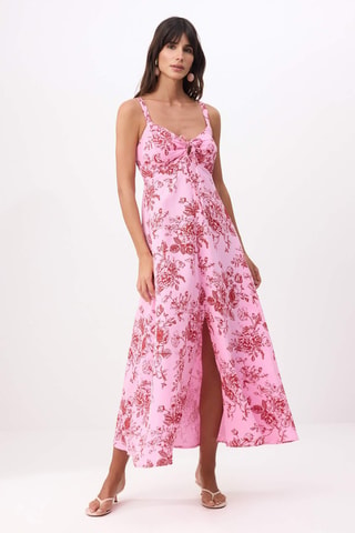 Vestido midi - Rosa