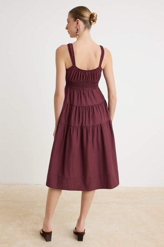 Vestido midi - Violeta