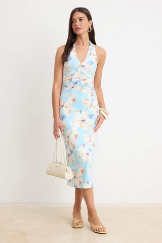 Vestido midi - Azul